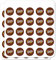 Willy Wonka und die Schokoladenfabrik Wonka Bar Logo Planer Kalender Scrapbooking Basteln Aufkleber