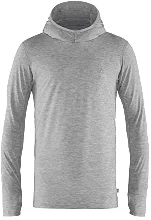 Fjällräven Herren Abisko Sun-Hoodie Pullover, Shark Grey, XS