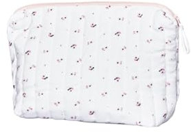 Trousse de toilette en coton Bio blanc