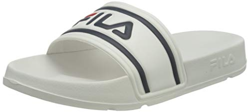 Fila Morro Bay Slipper Kids, Ciabatte Unisex - Bambini e ragazzi, Bianco, 28 EU