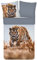 ESPiCO Bettwäsche Trendy Bedding Tiger Wildtier Raubtier Wildnis Wildkatze Raubkatze Wendeoptik Renforcé, Größe:135 cm x 200 cm