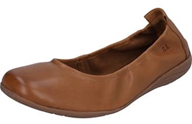 Josef Seibel Damen Klassische Ballerinas Fenja 01,Weite G (Normal),Ausgehschuhe,Abendschuhe,Slip-ons,Freizeitschuhe,Pumps,Camel,44 EU