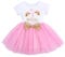 Kleinkinder Baby Mädchen Mein 3. Geburtstag Kleid Baumwolle Kurzarm Tutu Tüllkleid Pailletten Schleife A-Linie Prinzessin Partykleid Fotoshooting Outfit Kostüm Rosa - Ballon 3. Geburtstag 3 Jahre