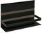 Linero MosaiQ Universalablage H 200 mm mit Rahmen schwarz matt/Relingsystem/Kesseböhmer