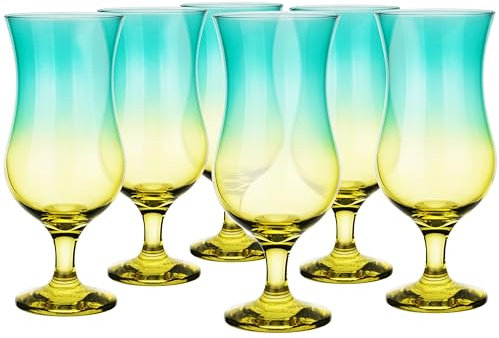Glasmark 57-0032-0420-5244-00 A570032-0420-5244-00 Lot de 6 s à cocktail max. 480 ml Jaune/