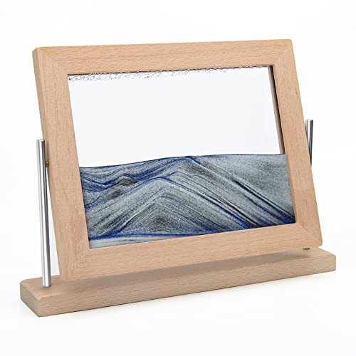 Coitak Image d'art de sable en mouvement, image de sable dynamique, art de sable mobile de bureau pour la décoration de la maison et du bureau