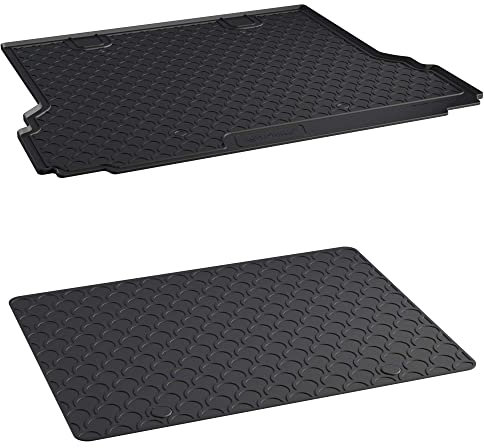 AROBA GL1202DB Set Design Kofferraumwanne & Zusatzmatte Doggy Mat kompatibel mit BMW 5er Touring Kombi G31 ab BJ. 03.2017> passgenau