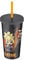 ABYSTYLE Dr. Stone - Bicchiere in plastica da 470 ml, con cannuccia riutilizzabile e coperchio a tenuta stagna, senza BPA, con motivo anime Senku, Taiju, Kohaku e Gen Manga, regalo essenziale per la