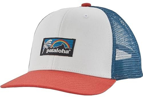 Patagonia Jungen K's Trucker Hat Kopfbedeckung, Patalokahi Label: Birch White, All