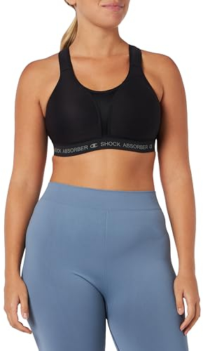 Champion Damen Shock Absorber S06s7-Ultimate Run Bra Padded Sport-BH, Schwarz, 70E