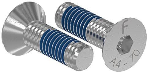 STEINBACHER© | (10x) Edelstahl Senkkopfschraube M6x20 A4 ISO 10642