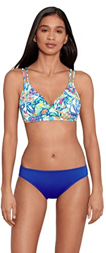 Lauren Ralph Lauren Aquarell Paisley Doppelriemen Twist Bügel Top, Mehrfarbig, 44