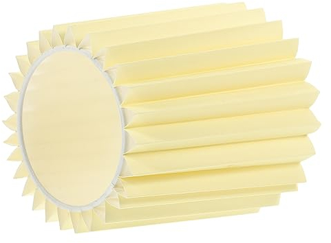 DOITOOL Lampenschirm Pendelleuchte Deckenleuchte Plissierter Lampenschirm Tischdekoration Kleiner Lampenschirm Wandleuchten Dekor Deckendekor Lichtdekor Retro-Dekor Metall