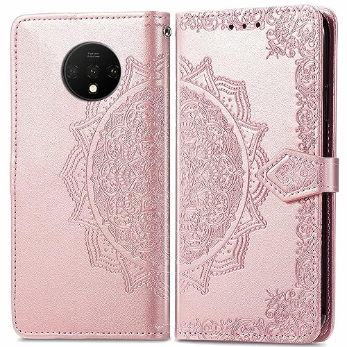 BIIULHCI Hülle für Oneplus 7T,Klappbar Leder Tasche Case Cover,Handyhülle für Oneplus 7T Kartenfach Standfunktion Schutzhülle Klapphülle Lederhülle