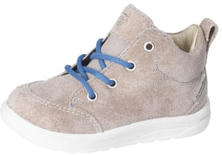 RICOSTA Jungen Stiefel Milo, Kinder Lauflernschuhe, Weite: WEIT, lose Einlage, Sympatex, Booties, wasserdicht, schnürstiefel, Tundra/blau (640), 23 EU