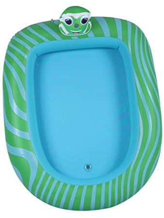 ibasenice Piscina Infantil Inflable para Jugar El Césped Jardín Diseño De Talla s Juguete De Piscina