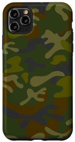 iPhone 11 Pro Max Camouflage Camo Green Brown Khaki Olive Graphic Case