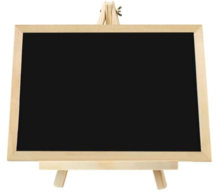 Lavagna Magnetica Per Calamite Cancellabile Lavagna Bianca Lavagne Con Cavalletto Con Piedistallo Cancellabili Lavagna Bifacciale Bacheca Da Tavolo Con Supporto Magnetico (Black,20x30cm)