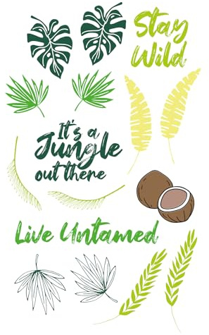 Sizzix™ Stempelset, transparent, 18 Stück — Stay Wild von Catherine Pooler