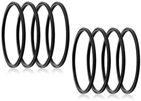 Set con 8 anillos de sellado de silicona, vasos térmicos, juntas de repuesto, tapas de botella de vacío, juntas térmicas de silicona