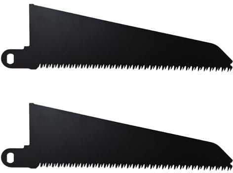 2Pcs Steel Metal Scorpion Saw, 240mm Reciprocating Saw Blades for Straight Cutting Black and Decker Scorpion Saw Blades Drywall,Chipboardand Heavy Duty Steel Pipe Cutting