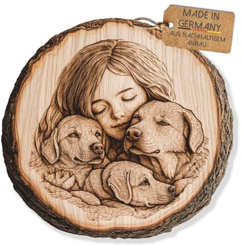 Foto Gravur auf Holz Geschenkidee Hochzeit Hochzeitstag für Mutter Papa und Paare, gedenktafel, Holzdeko, individuelle Geschenke, Holzscheibe, Personalisierte Baumscheibe, Bild (14-18cm)