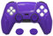 PlayVital Silikonhülle für ps5 Controller, Anti-Rutsch Schutzhülle case für ps5 Controller, Hülle Gehäuse zubehör Kompatibel mit ps5 offizieller Ladestation(CyberMech Edition,Lila)