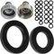 Set di guarnizioni piatte di ricambio, 24 pezzi, per sistemi di raccordi da giardino G 1/2 e 3/4, compatibili con i raccordi Gardena 21 e 26,5 mm, Ø 19 x 11 e 24 x 16 mm, in silicone