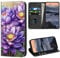 GFRGTFHYT for Nokia C210 Wallet Case 6.3 2023 with [RFID Blocking] Card Slots Kickstand Strong Magnetic PU Leather Credit Card Holder Flip Folio Protective Phone Case for Nokia C210, Purple Lotus