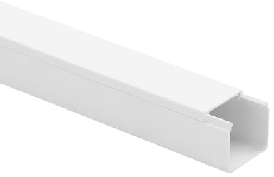 KOMIB Hochwertige KK3030RW Kabelkanal 30 x 30 x 2000mm Weiß (reinweiß) 10 Meter - 5 x 2m (5 Stück) Elektroinstallation Kabelkanal Kabelabdeckung Kabelmanagement Diverse Größen/VDE (30 x 30mm)