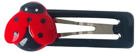 Petite épingle à cheveux réaliste en forme de coccinelle pour étudiants et professionnels