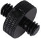 WIHFHGZ Adattatore vite 1 4 pollice maschio a 1 4 pollice maschio – in lega di alluminio resistente e antiruggine con foro per chiave esagonale per fotocamere treppiedi e accessori