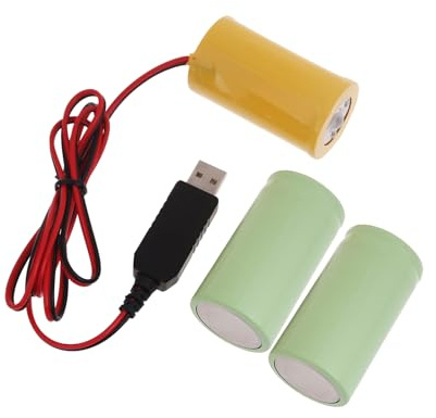 WLNEXT High Performances USB to 4.5V LR20 D Battery Eliminators Long Lasting Cell for 3x1.5V LR20 D Battery Powered Product
