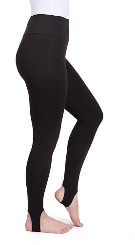 SOFTSAIL Damen Baumwolle Leggings mit hohem Bund und Steg – Blickdicht, Weich & Dehnbar – Für Alltag & Freizeit – Gr. S bis 3XL