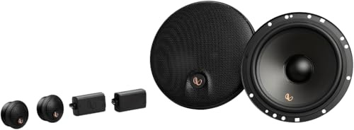 Infinity Alpha 603C Komponenten Lautsprecher 16,5 cm, (6,5 Zoll) 2-Wege | 90 W RMS, 720 W Peak – Seidenkalotten-Hochtöner, Plus One Tieftöner, externe Weiche, Harman Car HiFi