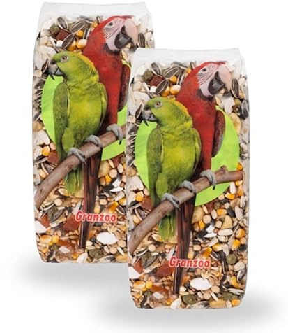 Granzoo Alimento Completo para Loros y Cotorras, 2 x 700 g