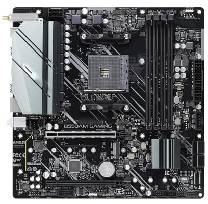Scheda madre La scheda madre Fit For ASRock B550AM GAMING supporta Ryzen 9 5900X 3900X Ryzen 7 5800x3D 5700x3D 5600X 5600G CPU B550 DDR4 HDMI mATX