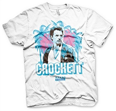 Miami Vice Herren T-Shirt blau blau Gr. L, weiß