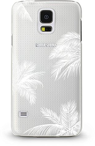 Trendario Handyhülle für Samsung Galaxy S5 Mini (Feder) - Hülle - Schutzhülle mit Motiv - TPU Silikon Hülle - Case - Cover - Schale - Backcover - Handytasche