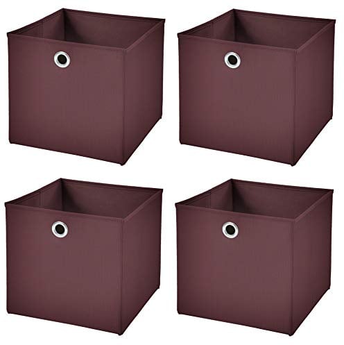 Stick&Shine Faltbare Aufbewahrungsboxen in verschiedenen Farben, 33 x 33 x 33 cm braun