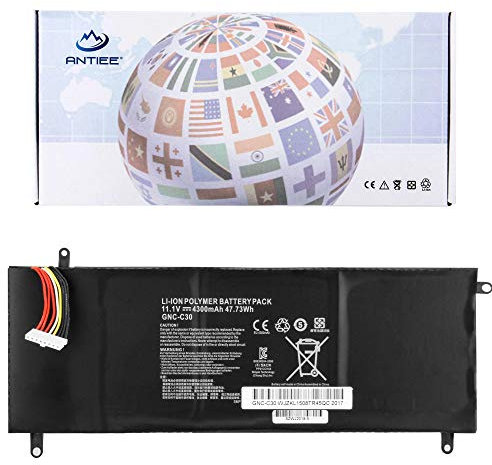 ANTIEE GNC-C30 Laptop Batteria per Schenker XMG C404 14 P34G V2 U2442 U24 U24F U2442T U2442D U2442F Series Notebook 961TA002F 11.1V 4300mAh 47.73Wh