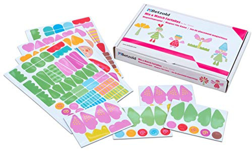 Betzold - Mix & Match Farfallas Magnetlegespiel 174-teilig - Lern-Spielzeug Kinder
