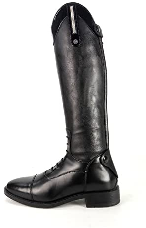 Brogini Kids Como Piccino Junior Riding Boot Long Boots Black Print 5 (38)
