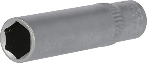 BRILLIANT TOOLS BT020955 Douille 6 pans 1/4, version longue, 9 mm [Powered by KS TOOLS]