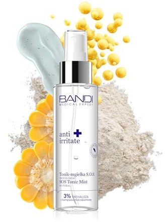 Bandi - Mikrobiom Tonik-Spray, SOS Gesichtsspray für empfindliche Haut | Beruhigendes Feuchtigkeitsspray mit Trehalose und Mikrobiom-Komplex. Reduziert Rötungen sofort.
