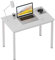 sogesfurniture Schreibtisch, Computertisch 100x60 cm, Büromöbel PC Tisch, Arbeitstisch Esstisch aus Holz und Metall, fürs Büro, Arbeitszimmer, einfache Montage, Weiß