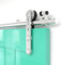 TSMST 5FT/152CM Sliding Door Track Barn Door Hardware Kit Closet Rail Roller Accessory Stainless Steel Material