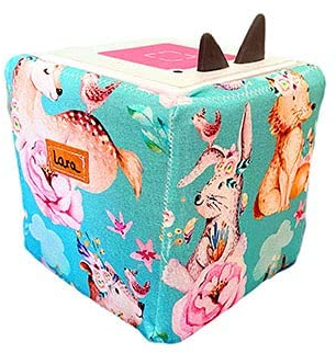 Toniebox Bezug, Schutzhülle mit Namen - Waldtiere Mädchen - Zaunkoenigdesign