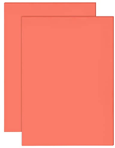 BENECREAT 2 Sheet A4 Red Rubber Stamp Sheet 30x21cm Laserable Rubber Carving Blocks for DIY Crafts Stamp Engraving Machines, 2.5mm Thickness