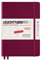 LEUCHTTURM1917 363586 Wochenkalender 2022 Hardcover Medium (A5), 12 Monate, Port Red, Deutsch